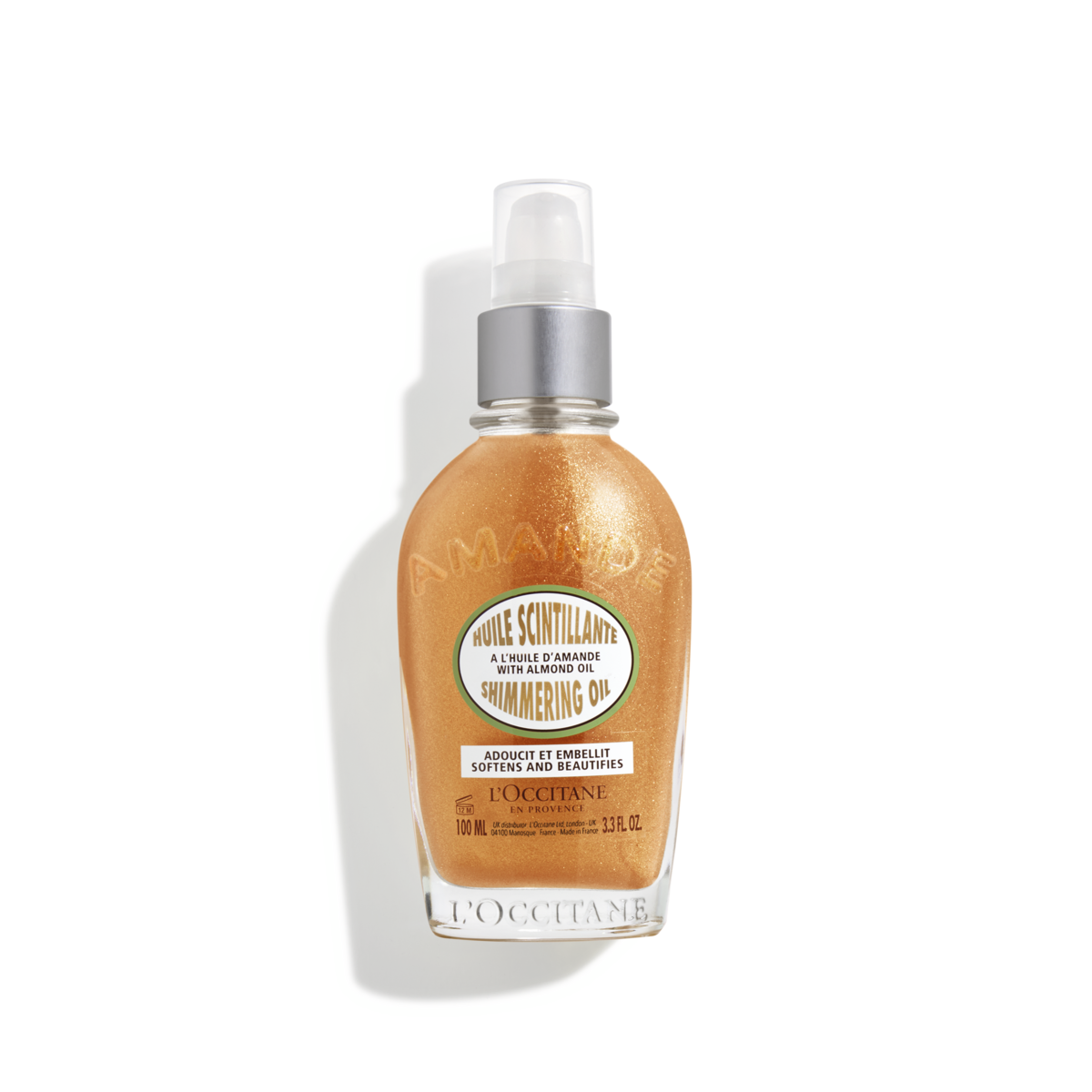 Óleo Corporal Iluminador Amêndoa 100ml, , large image number 0
